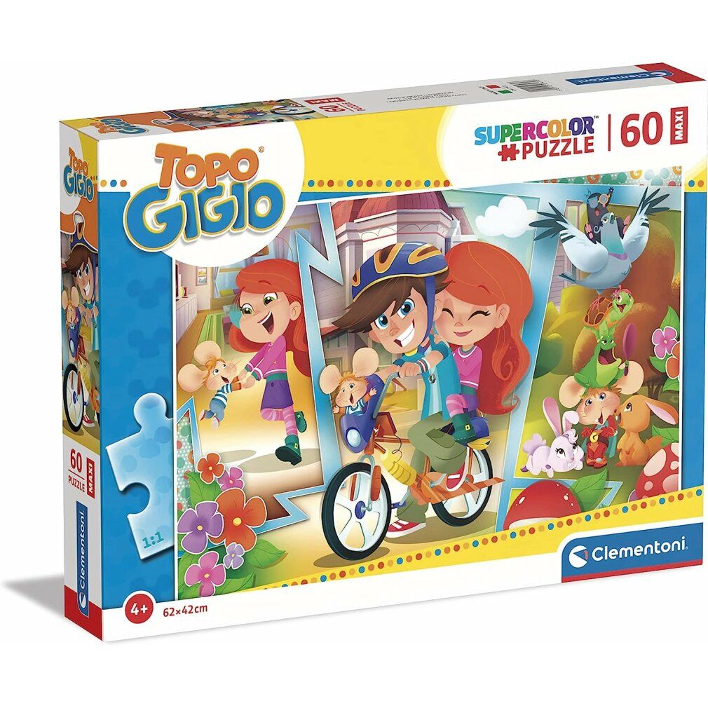 clementoni Puzzle Gigio il topo si diverteß con i suoi amici maxi 60 pezzi