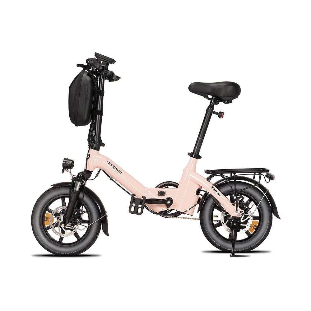 Bicicletta elettrica pieghevole Bodywel T16 Pro con batteria da 36 V 7,8 Ah