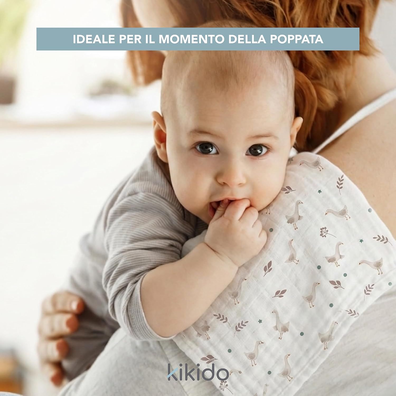 Kikido 5 Mussole Neonato 100% Cotone