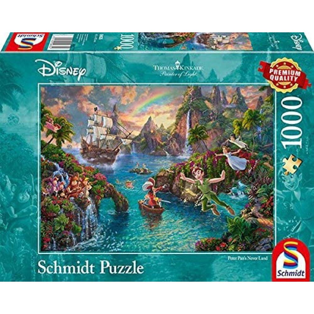 Thomas Kinkade: Pittore della Luce - Disney, Peter Pan (1000 pezzi)