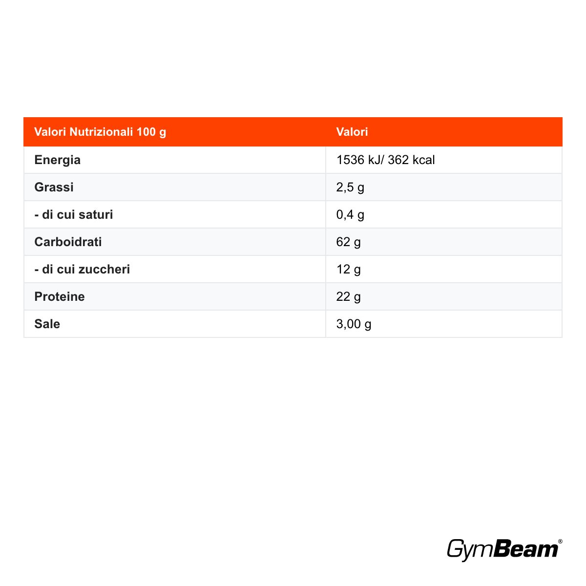 GymBeam zuppa istantanea alto contenuto proteico