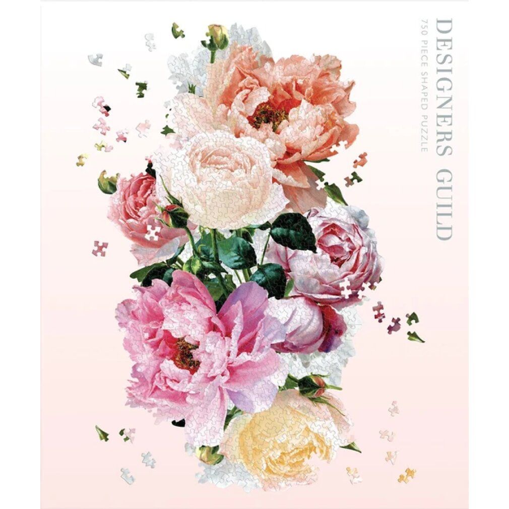 galison Puzzle a forma di peonia 750 pezzi