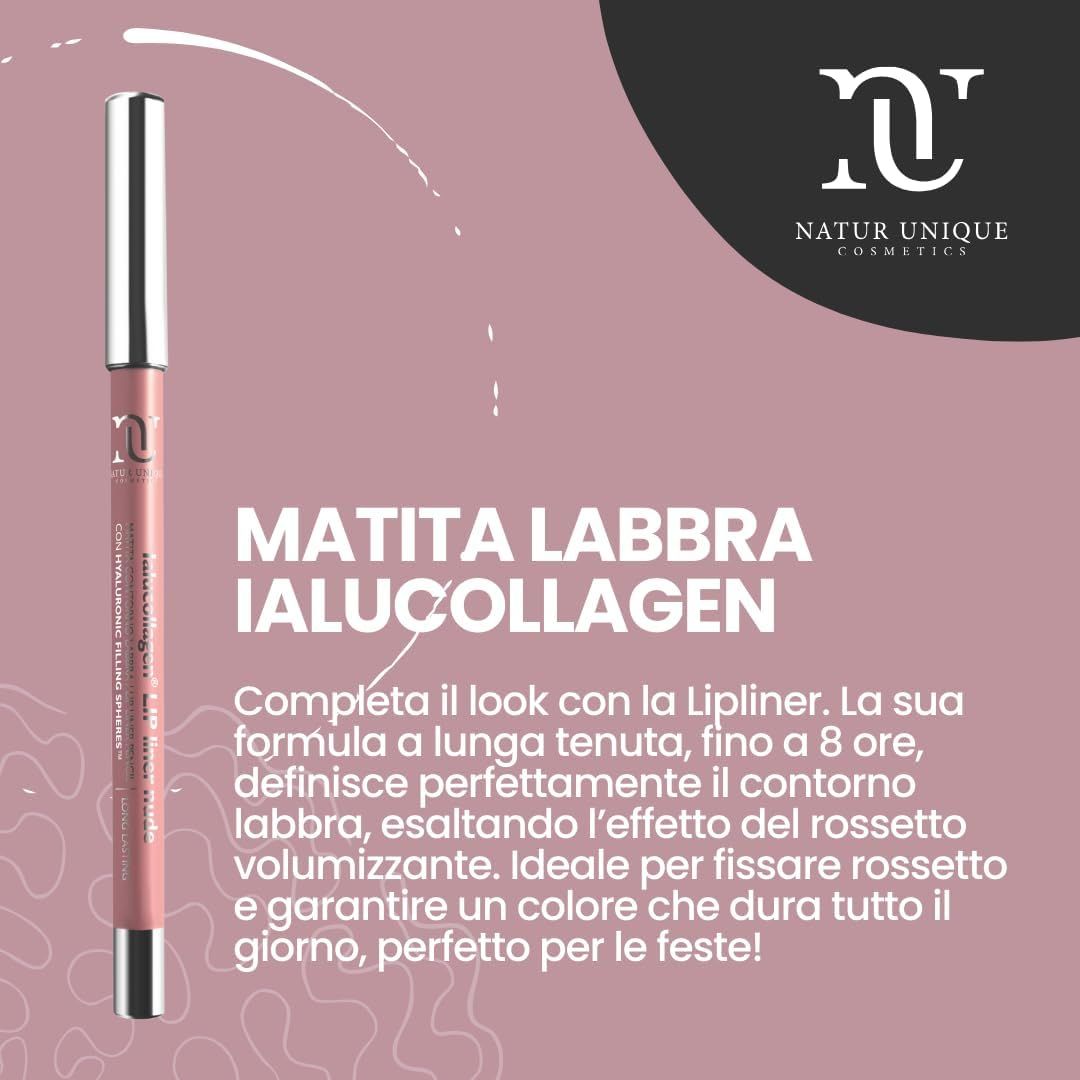 Matita labbra 'Ialucollagen' per definire il contorno labbra. Lunga tenuta.