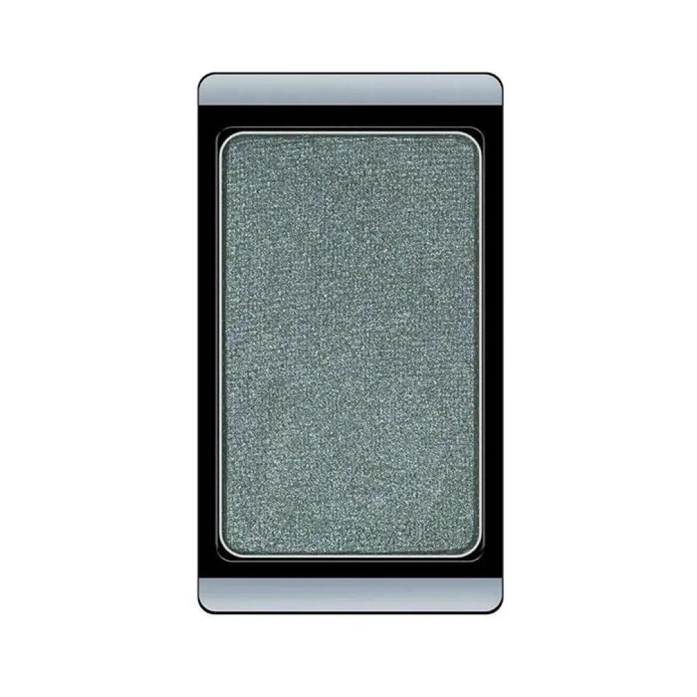 Artdeco Eyeshadow Pearl 51. Ombretto verde in confezione nera e argento. Forma quadrata.