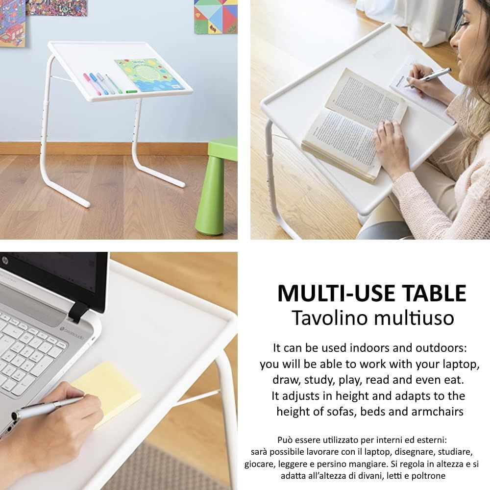 Tavolo Pieghevole Multiposizione Ausiliario Multiuso