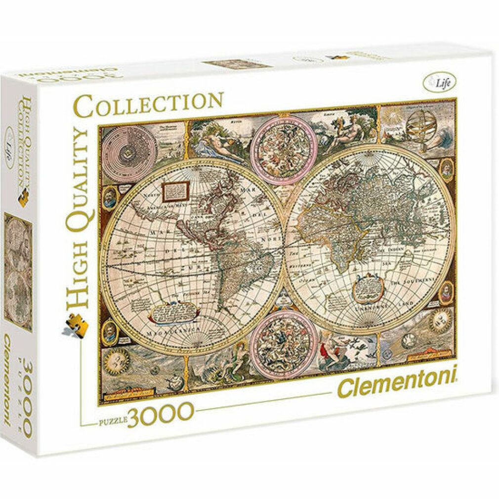Collezione di alta qualità - Puzzle da 3000 pezzi - Vecchia mappa