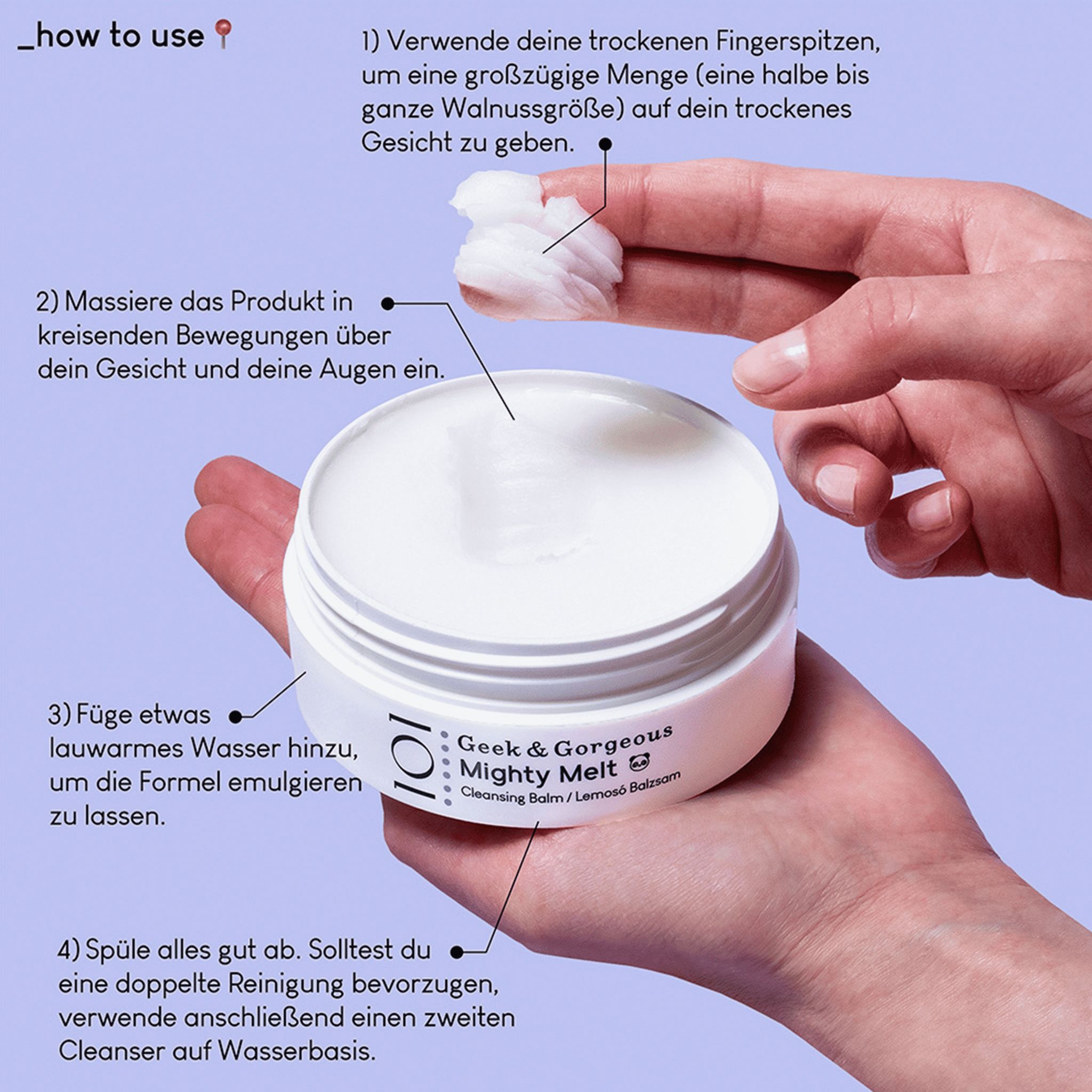 Geek & Gorgeous - Mighty Melt  - Balsamo detergente struccante