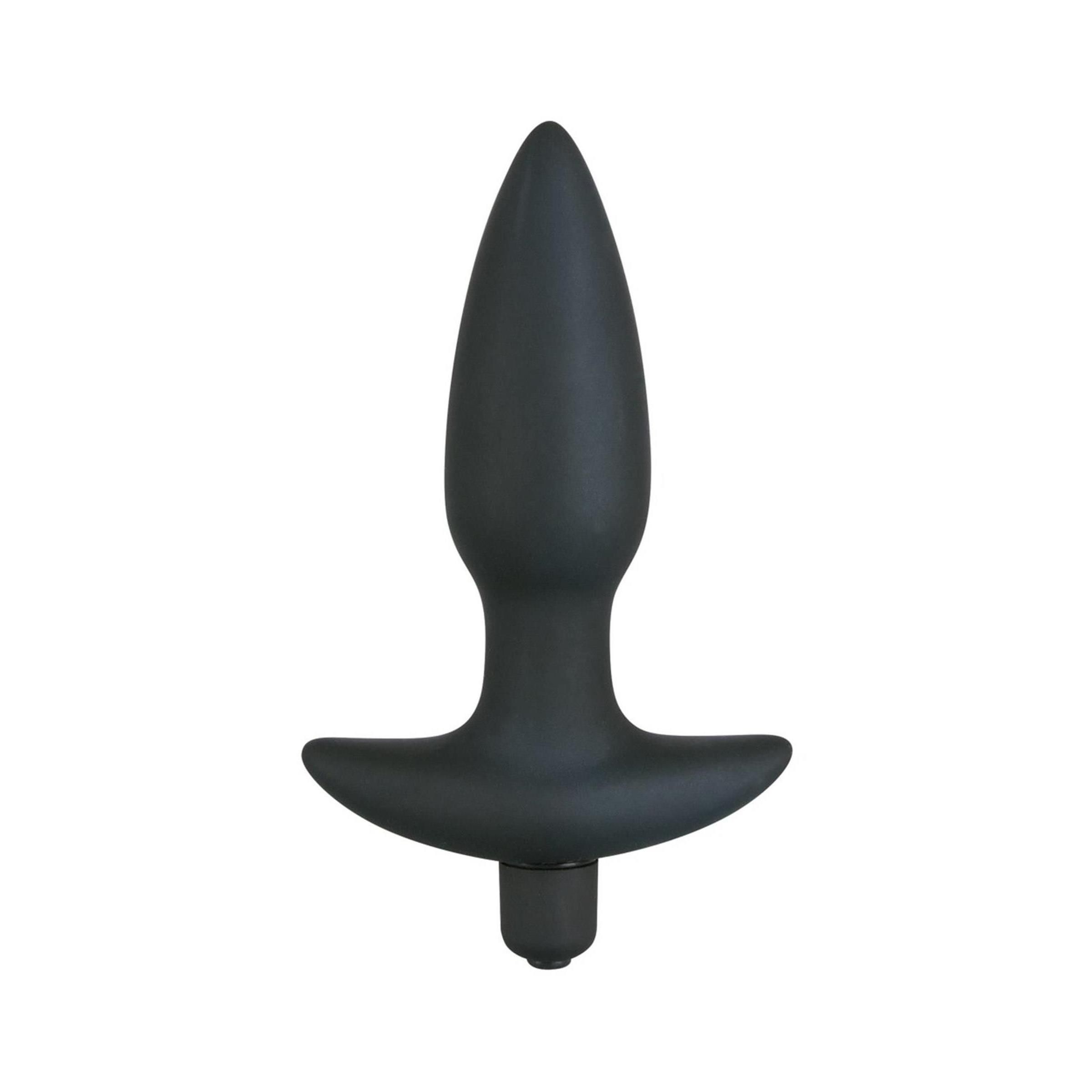 Plug nero a forma di cono con impugnatura a T. Base con piccolo attacco.