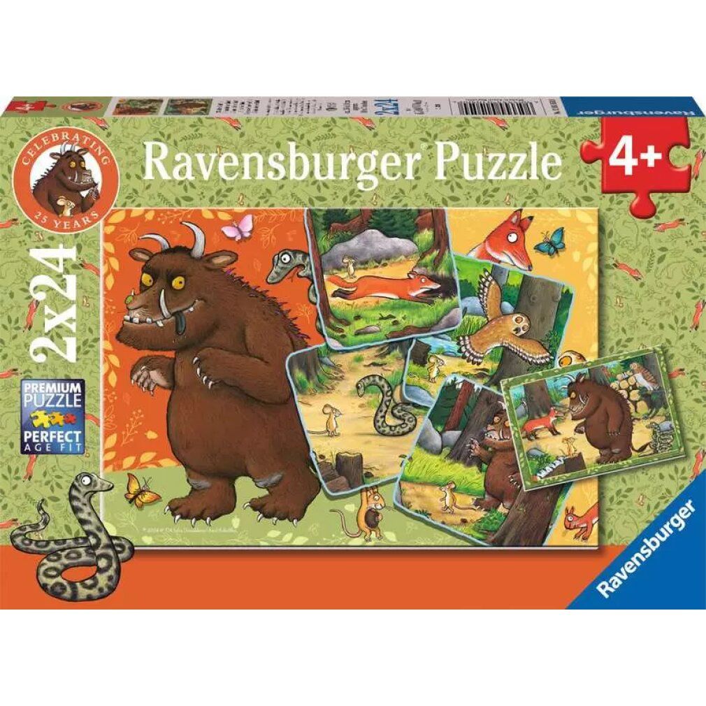ravensburger Gruffalo puzzle 2x24 pezzi