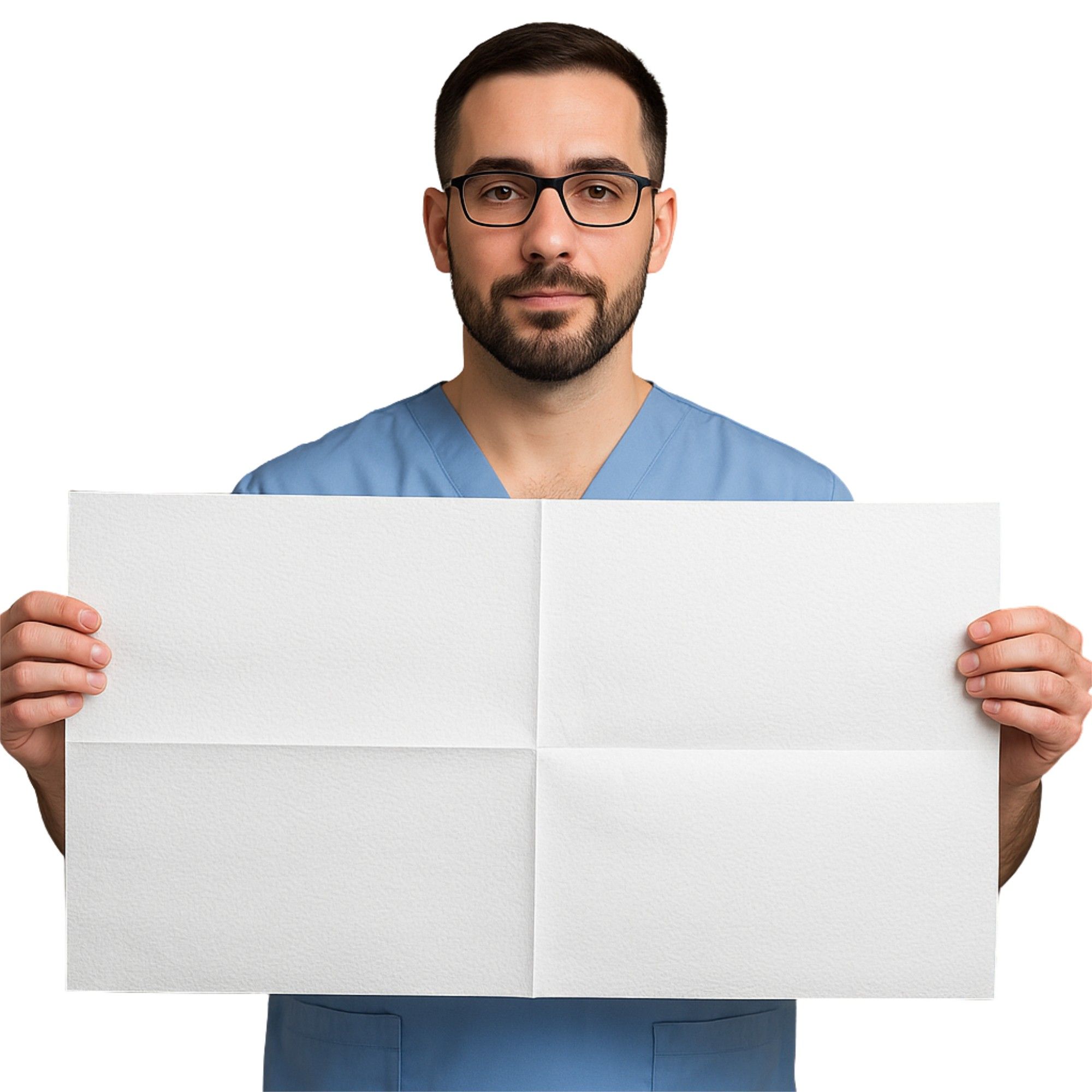 Medical Sud Asciugamani monouso in Pura Cellulosa Goffrata 3 Veli 34x68 cm