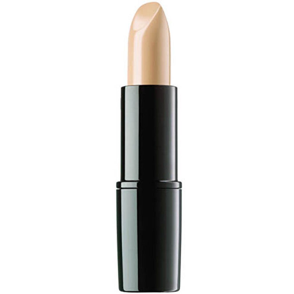 Artdeco Correcteur Perfect Stick con tonalità beige. Stick nero con punta color crema. Prodotto su sfondo bianco.
