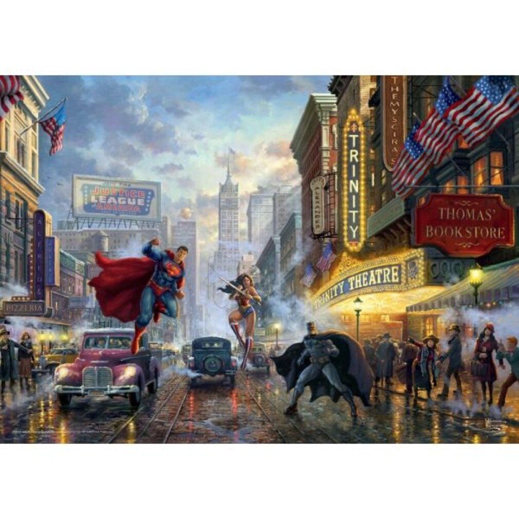 Studi Thomas Kinkade: dc - Batman, Superman e Wonder Woman? La Trinità (1000 parti)