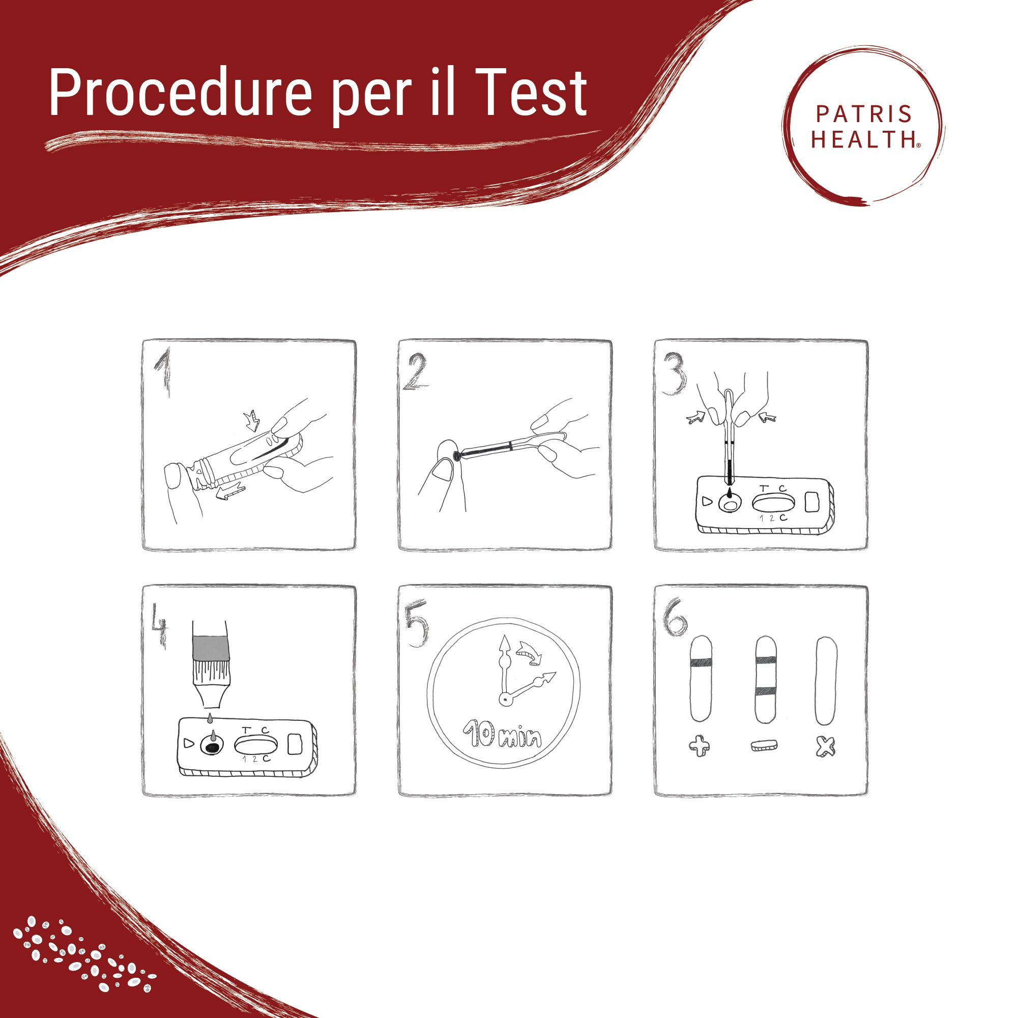 Test per la Carenza di Ferro Patris Health®