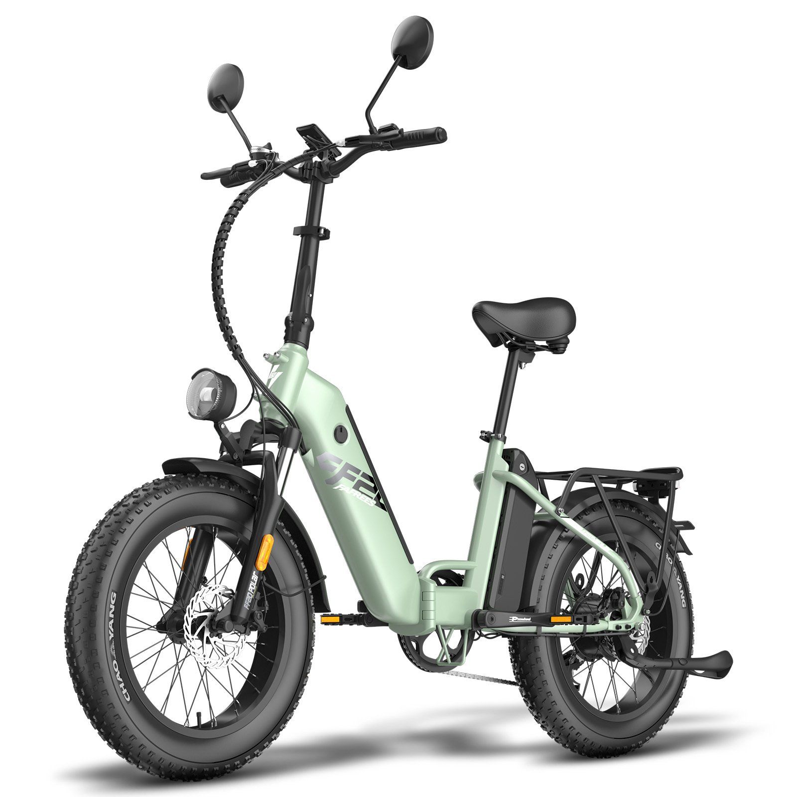FAFREES FF20 Polar Bicicletta elettrica pieghevole, omologata UE, doppia batteria