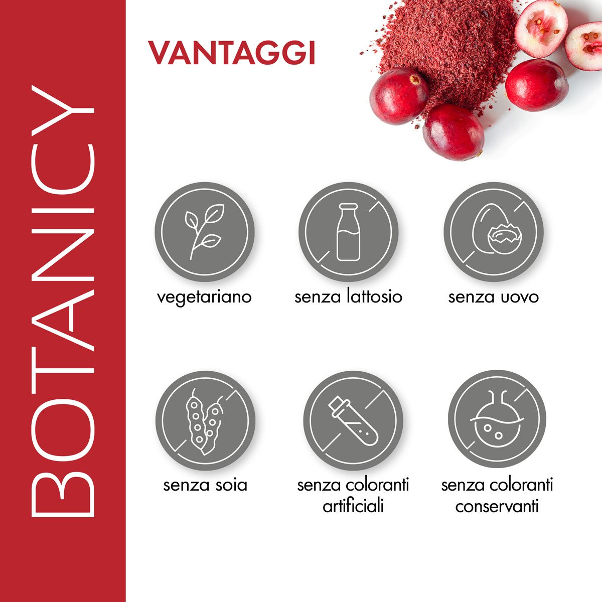 Botanicy MIRTILLO ROSSO + D-MANNOSIO