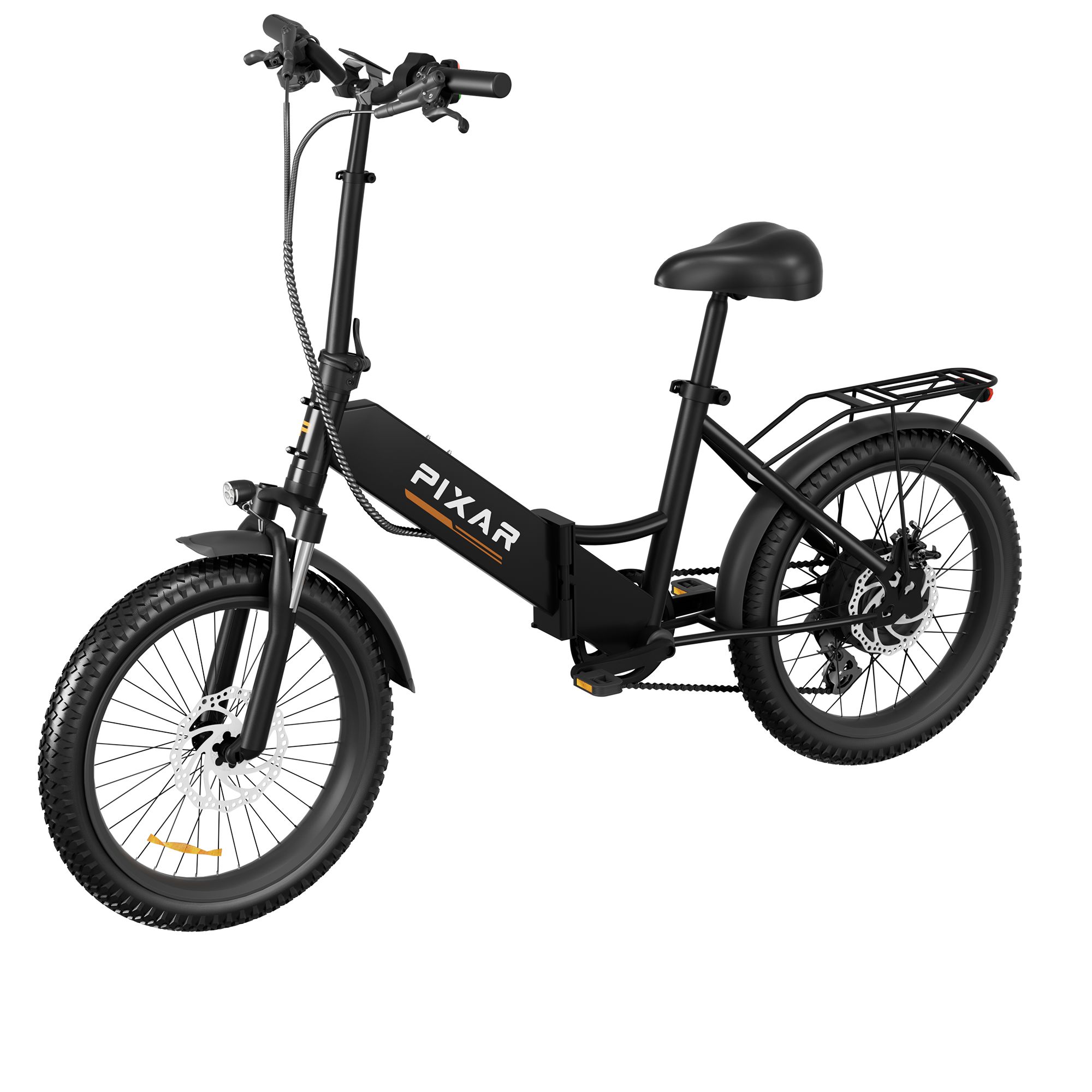 Bicicletta elettrica PIXAR Rusher, motore da 250 W, batteria da 36 V 12,8 Ah