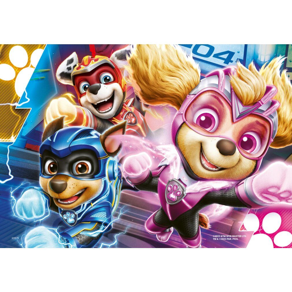 Scatola puzzle Paw Patrol. Contiene 2x12 pezzi. Marchio Ravensburger. Adatto a bambini dai 3 anni in su.