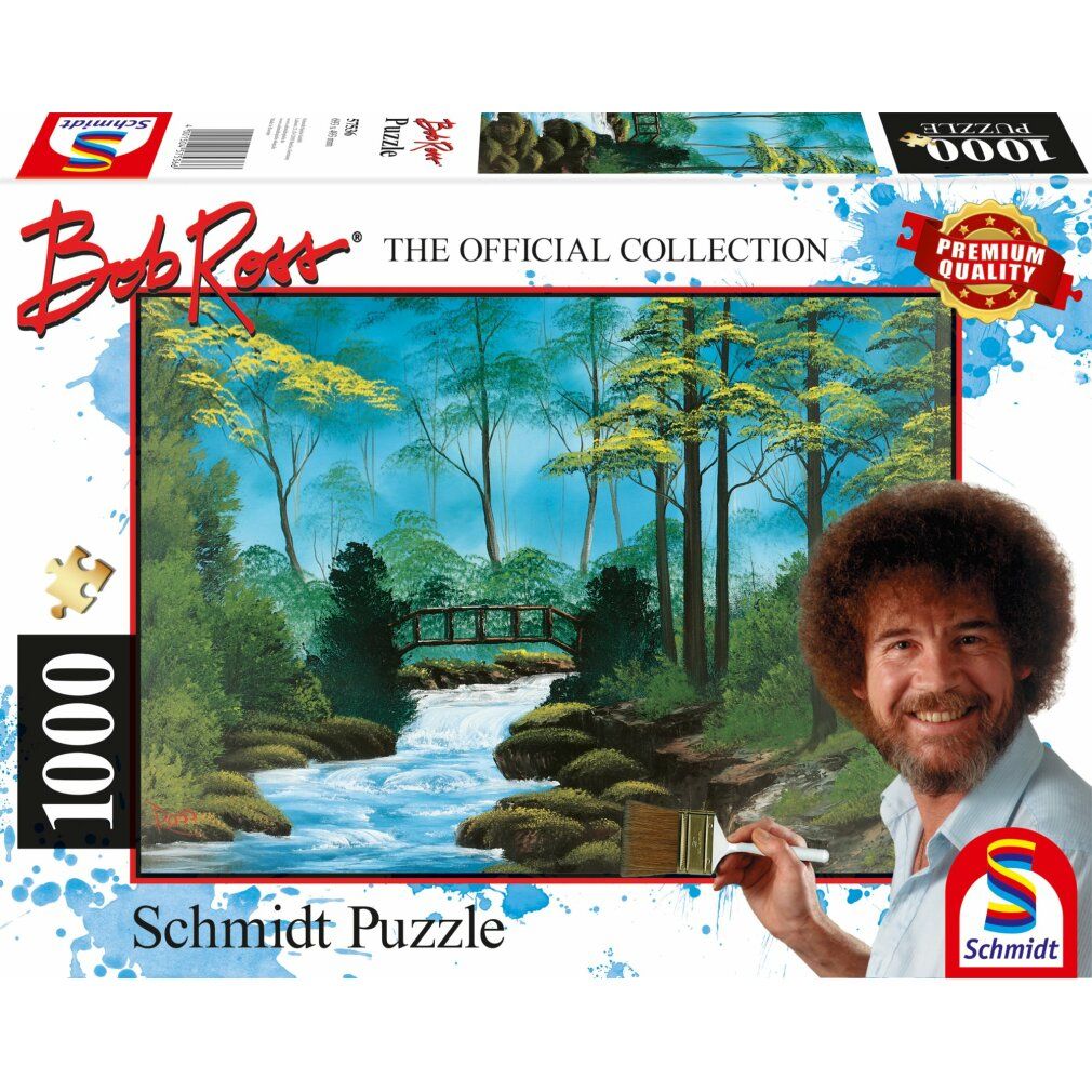 schmidt Puzzle Bob Ross: Il ponte solitario 1000 pezzi