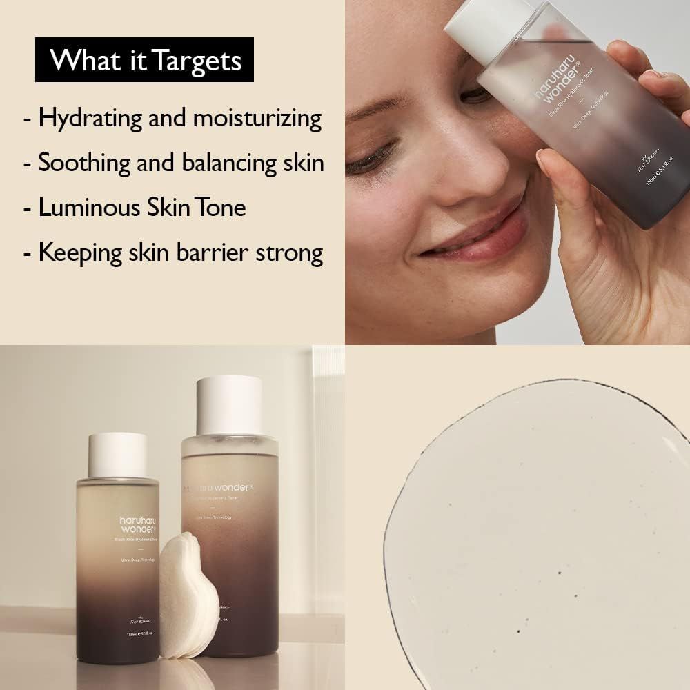 Haruharu Wonder Toner al Riso Nero e Acido Ialuronico
