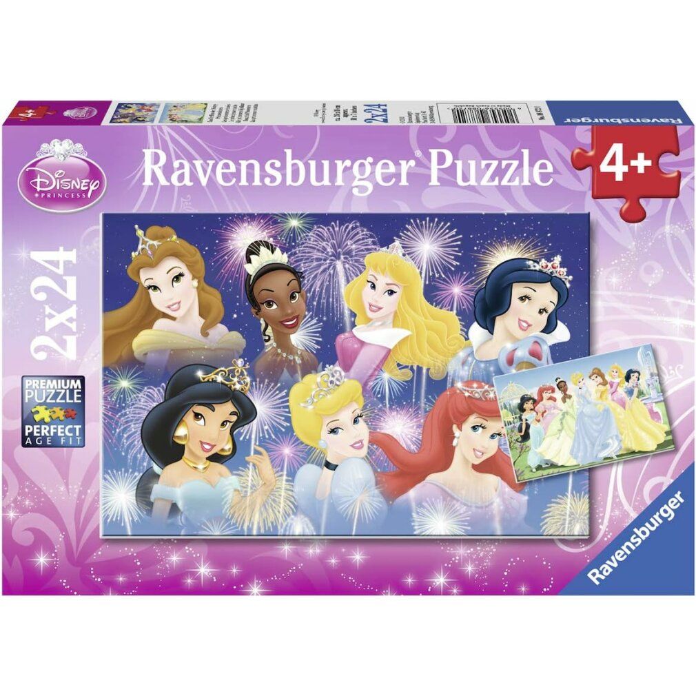 ravensburger Puzzle delle belle principesse 2x24 pezzi