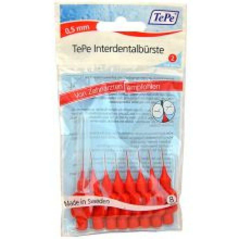 Tepe Brossettes Interdentaires 0.50 mm Rouge