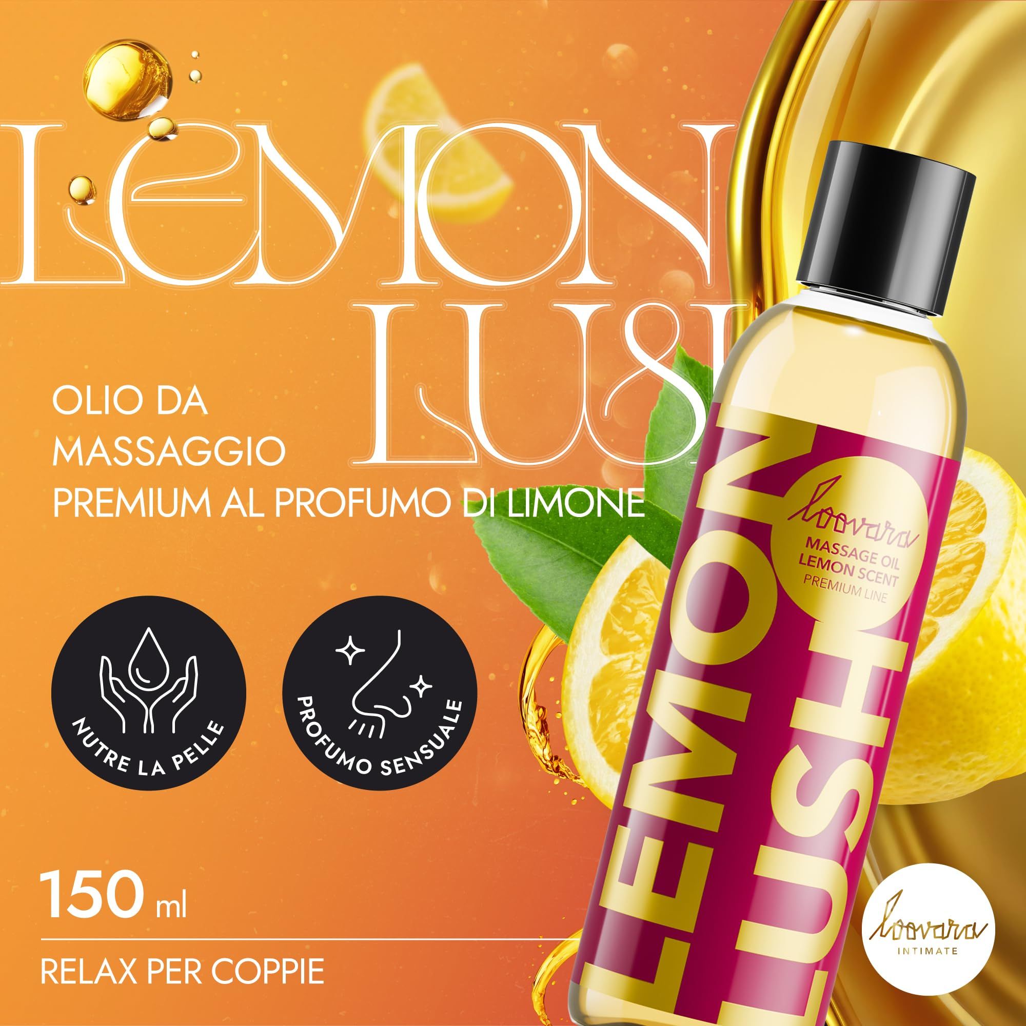 Loovara Lemon Lush Olio da Massaggio