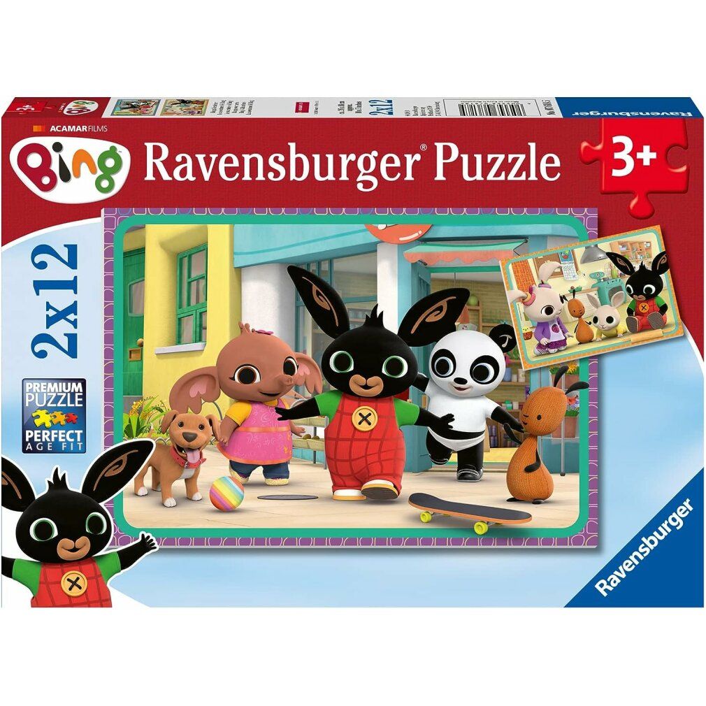 Puzzle Bing, 2x12 pezzi.