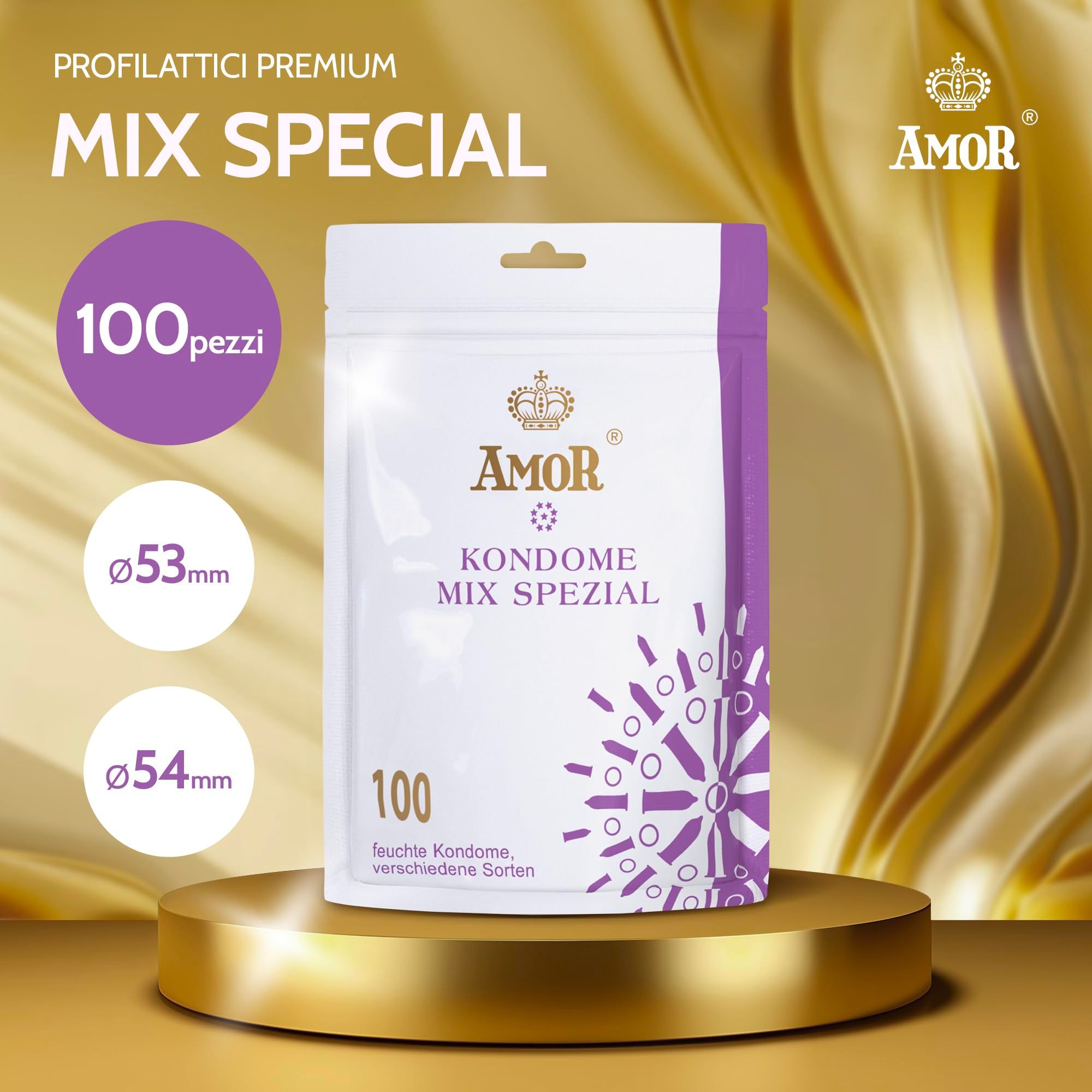 AMOR Mix Special Preservativi 53mm