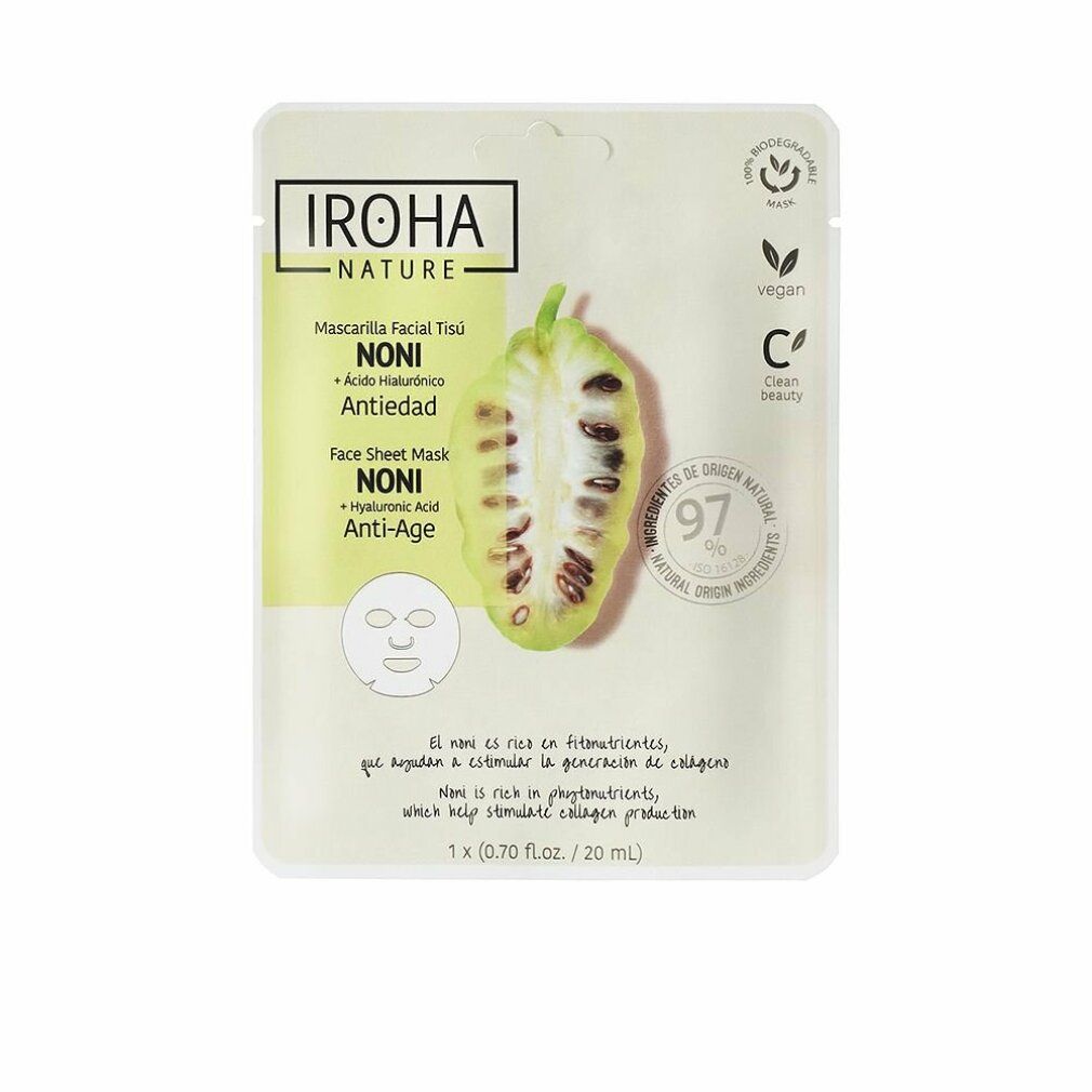 Iroha Nature Maschera all'Acido Ialuronico Noni 1 u