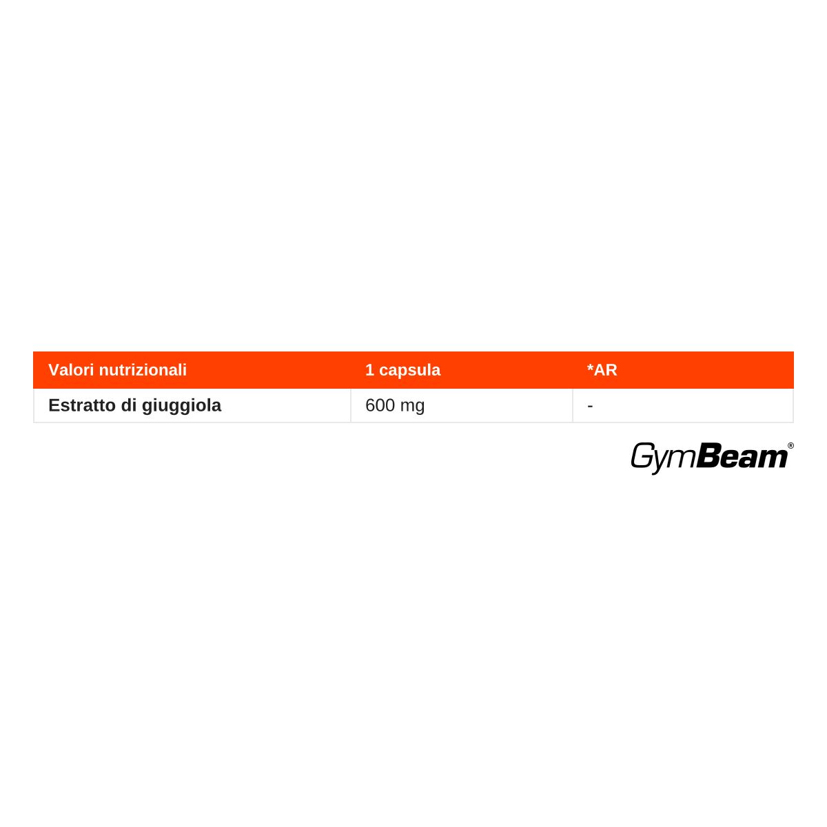 GymBeam Estratto di Giuggiola 10:1 in capsule