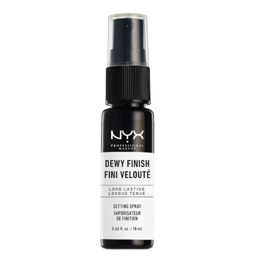 nyx Professional Makeup dewy finish spray fissante mini