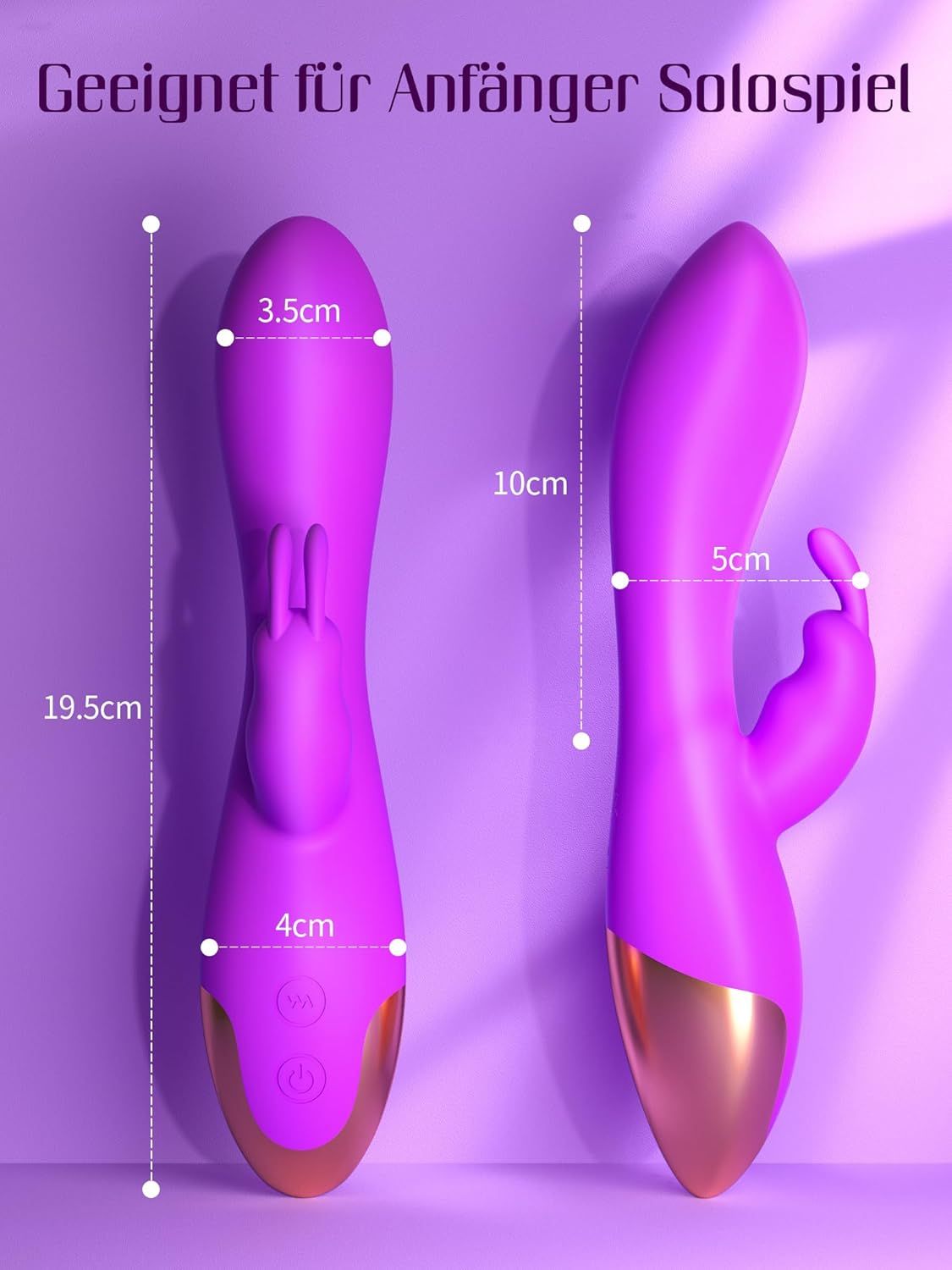 HIVEFUN Vibratore punto G viola