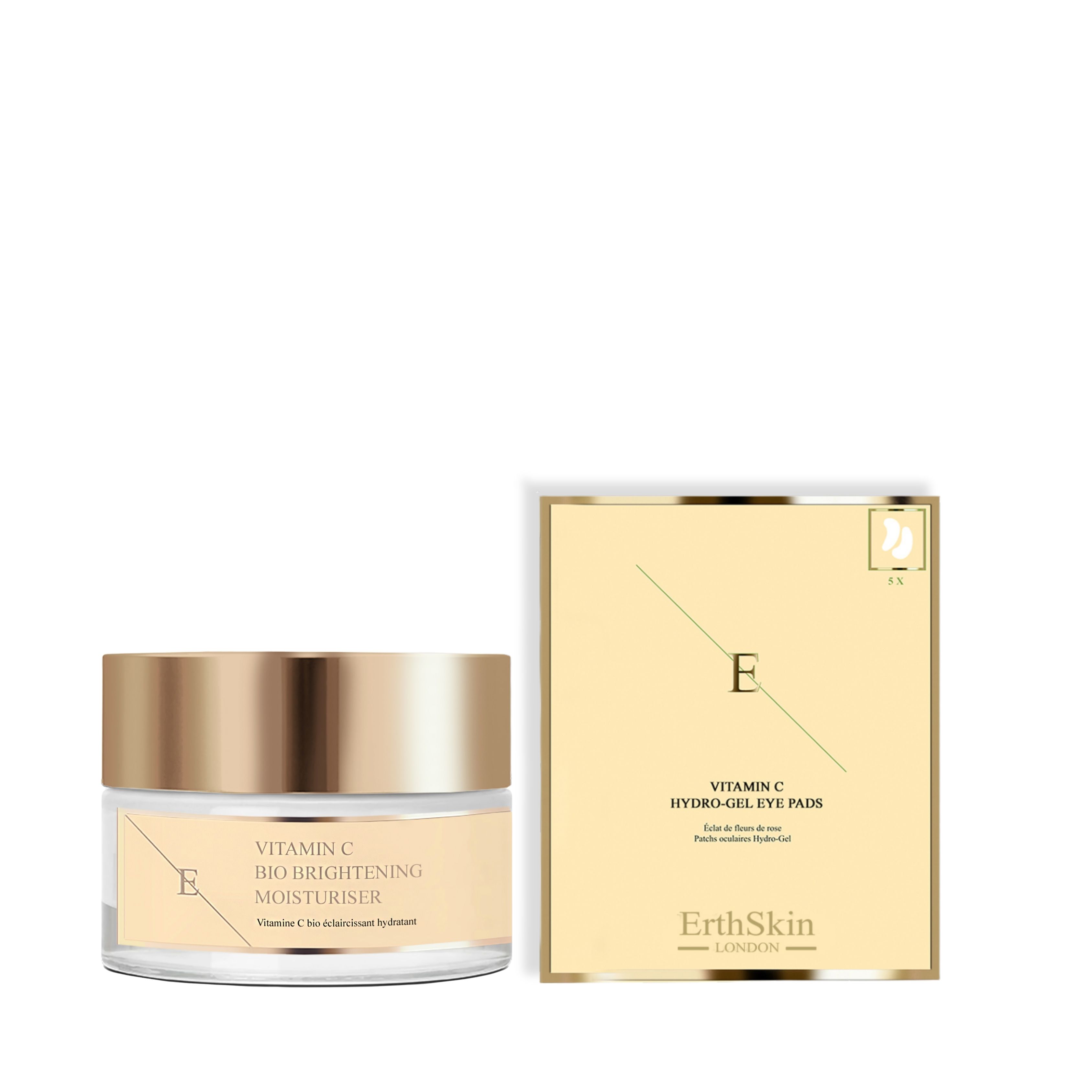 ErthSkin London SIERO ELISIR VITAMINA C + COLLAGENE + Bio idratante illuminante alla vitamina C