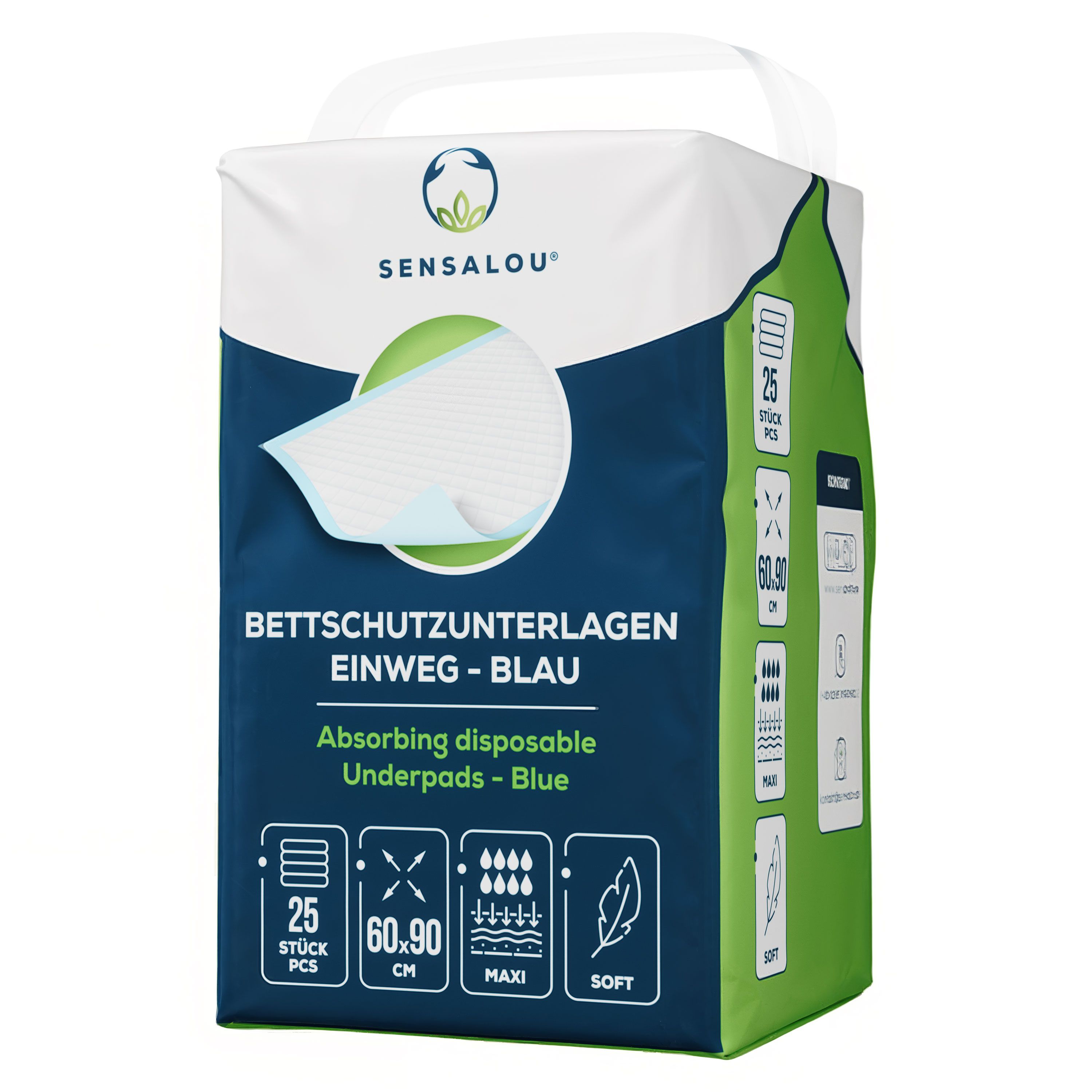 Sensalou assorbente impermeabile per incontinenza monouso