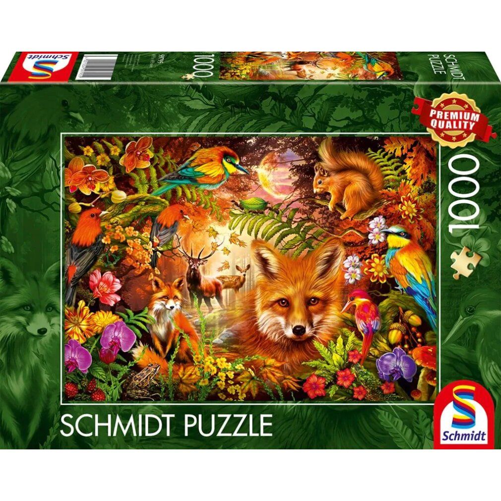 Fiori, pellicce e piume (1000 pezzi)