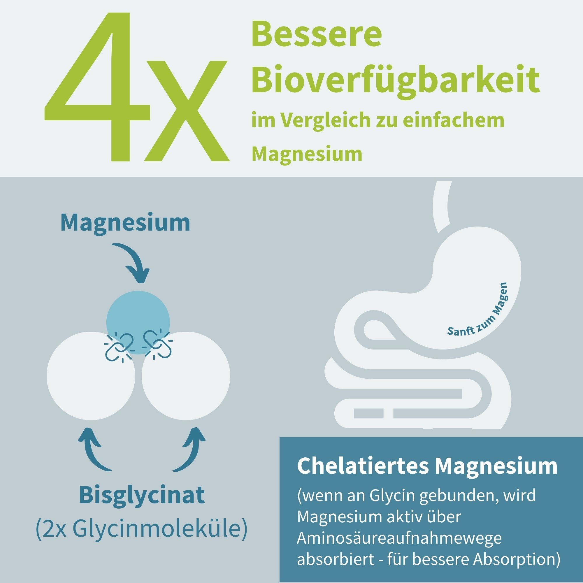 Igennus Magnesio Bisglicinato Chelato 380mg Puro Glicinato Supporta Sonno, Muscoli e Sistema Nervoso