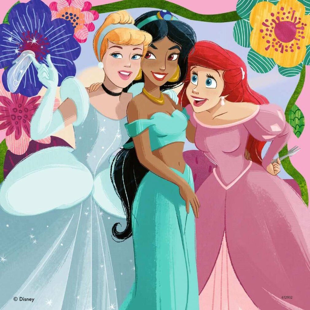 Ravensburger -Puzzle Principessa Disney 3x49p