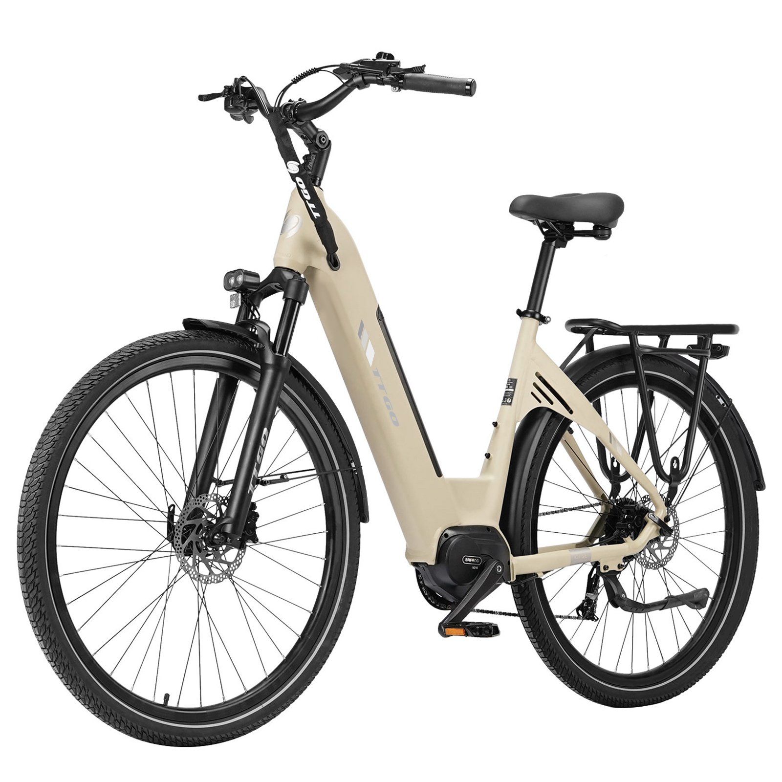 TTGO C7 SE Bicicletta elettrica a lunga autonomia da 36 V 18 Ah con motore centrale Bafang