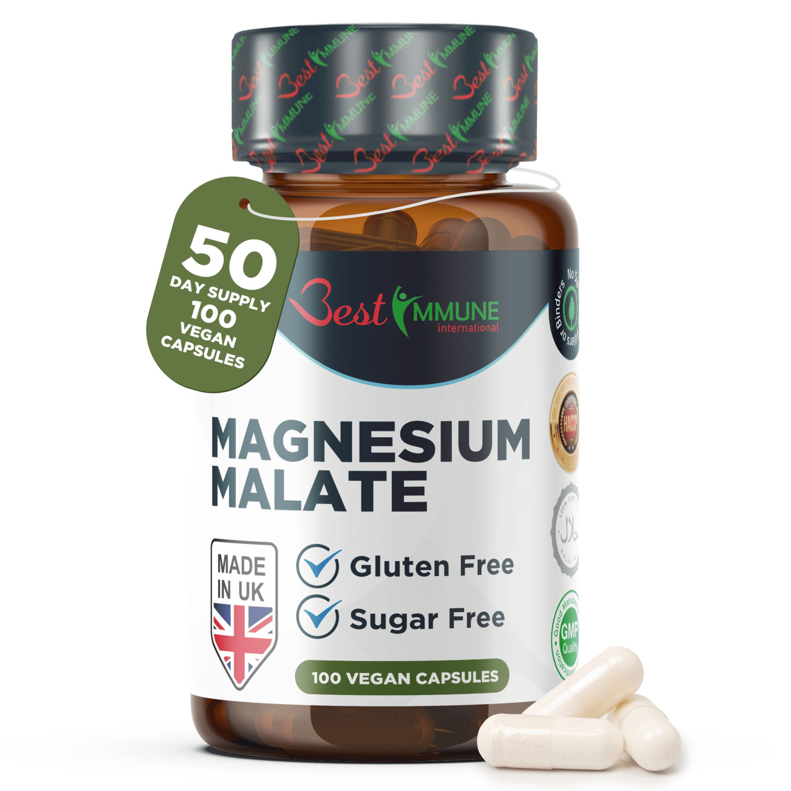 Best Immune Magnesio Malato Naturale 500 mg