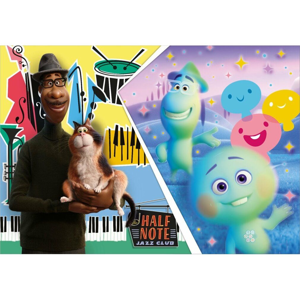 Puzzle con motivo Soul. 104 pezzi. Marchio Clementoni. Dai 6 anni. Dimensioni: 48,5 x 33,5 cm. Puzzle Supercolor.