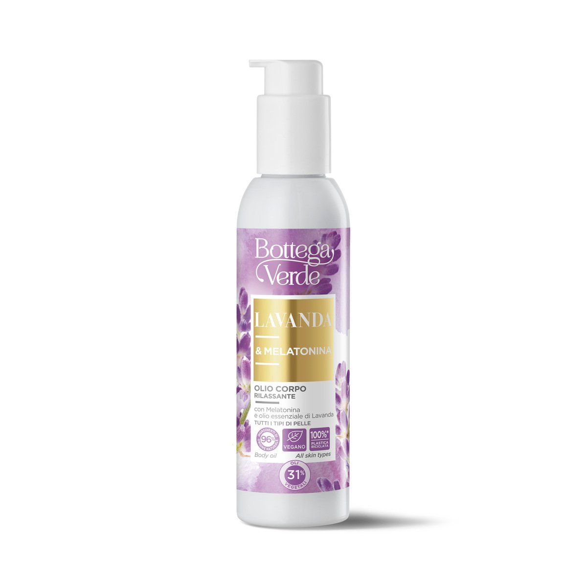 Bottega Verde Lavanda Melatonina - Olio corpo rilassante