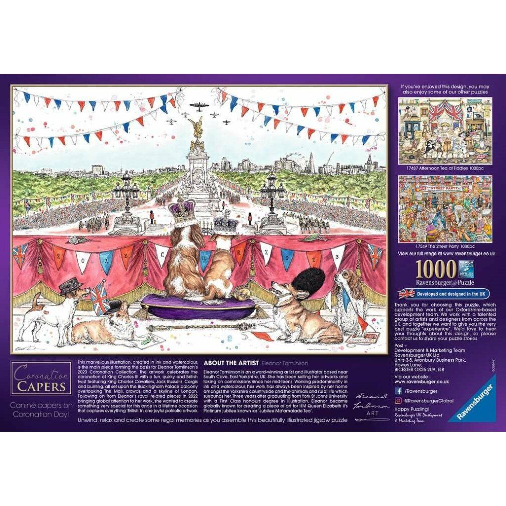 ravensburger Puzzle della corona 1000 pezzi