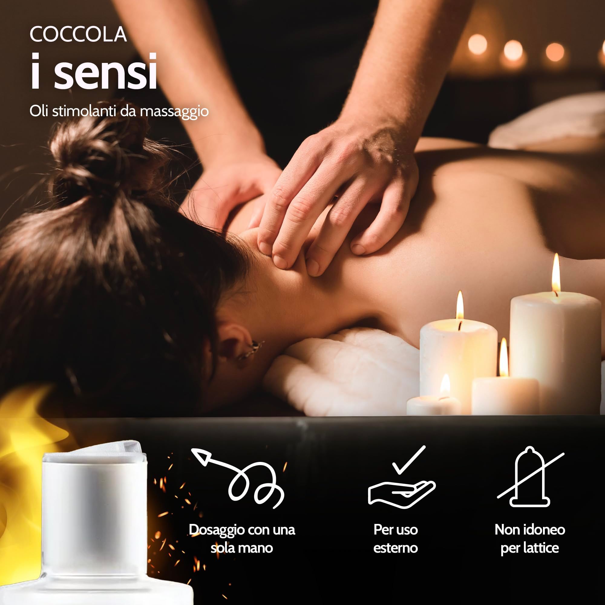 Vibratissimo Olio da Massaggio Hot Moments