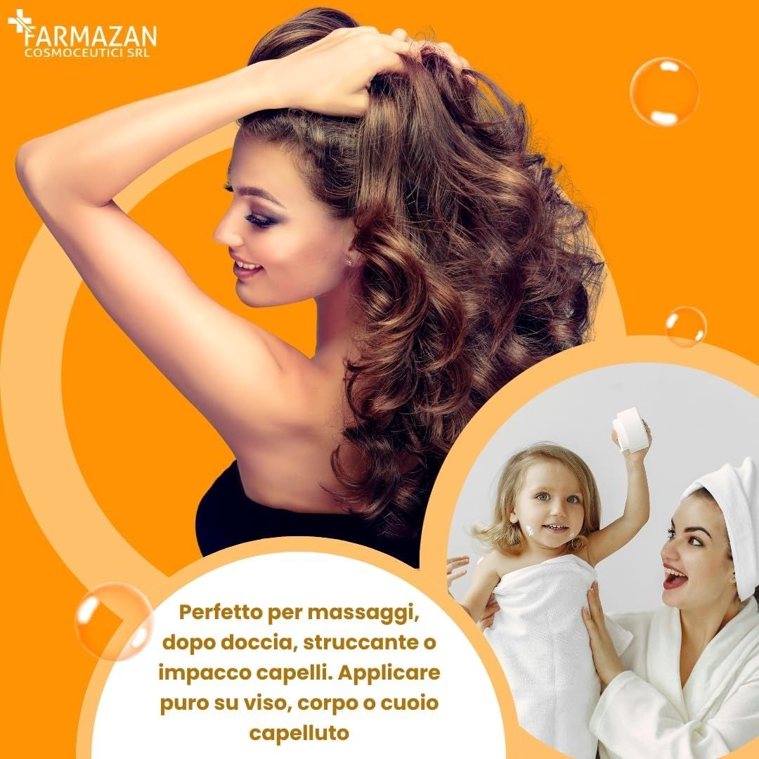 FARMAZAN  Olio di Mandorle Dolci Puro al 100% 1000 ml