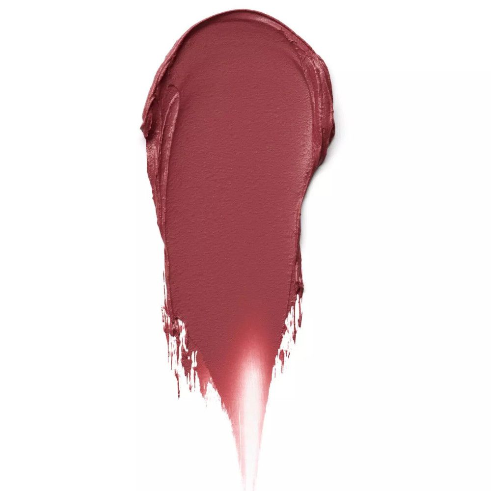 Campione di rossetto Essence The Slim Stick. Texture rosa, forma irregolare. Nome del prodotto non visibile.