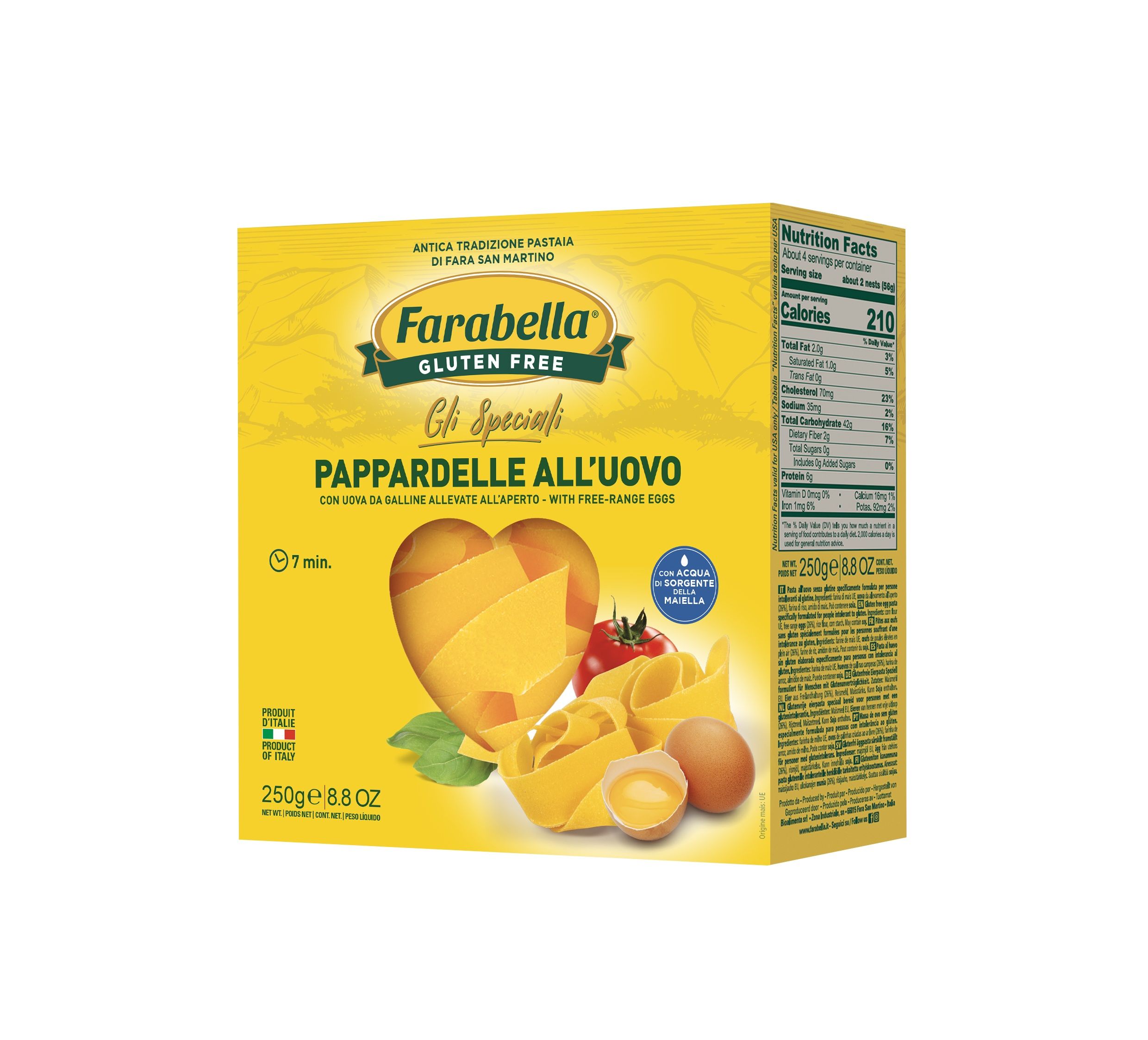 Pappardelle all'Uovo senza glutine -  Farabella
