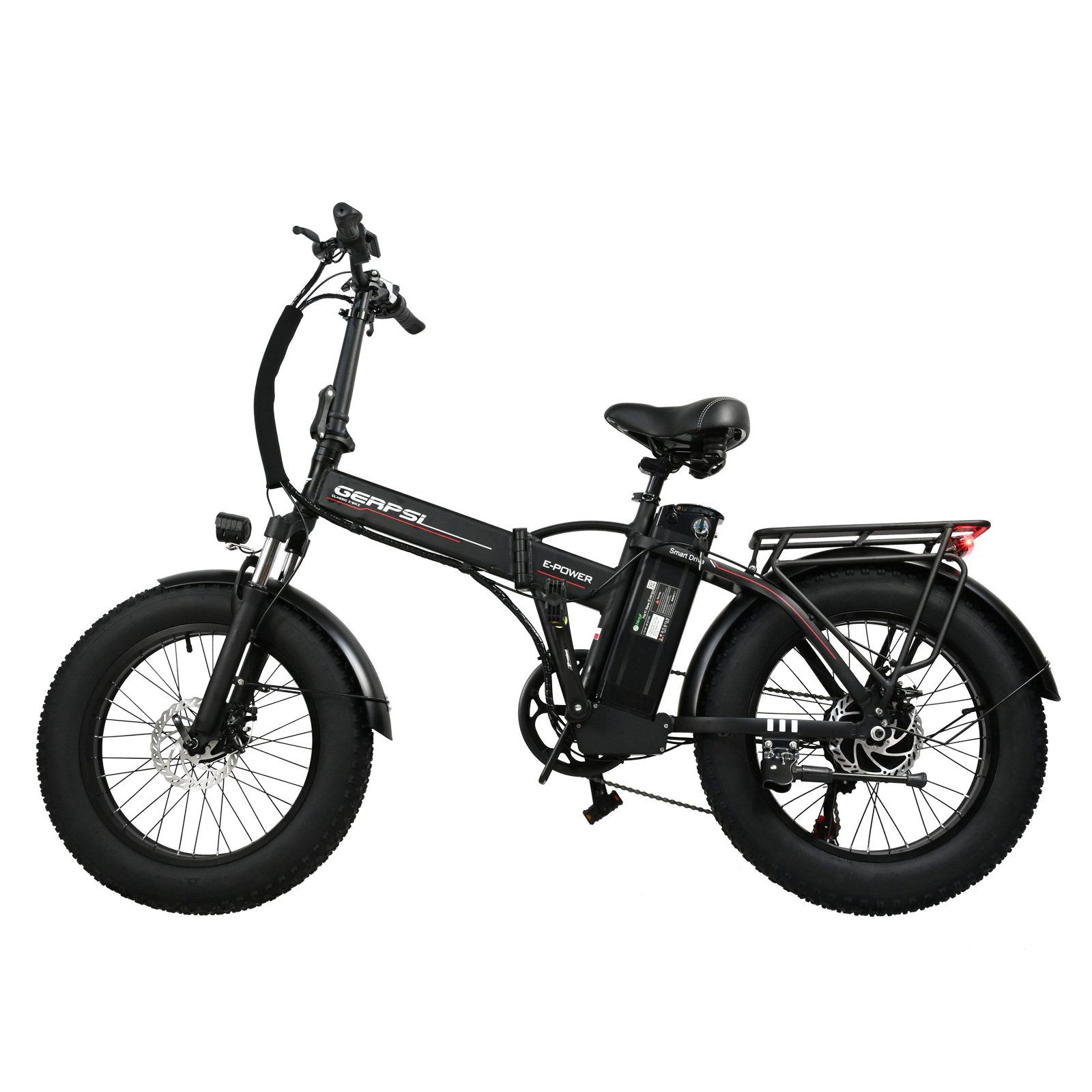 BAOLUJIE DZ2002 Bicicletta elettrica per adulti, batteria rimovibile da 48 V 16 Ah