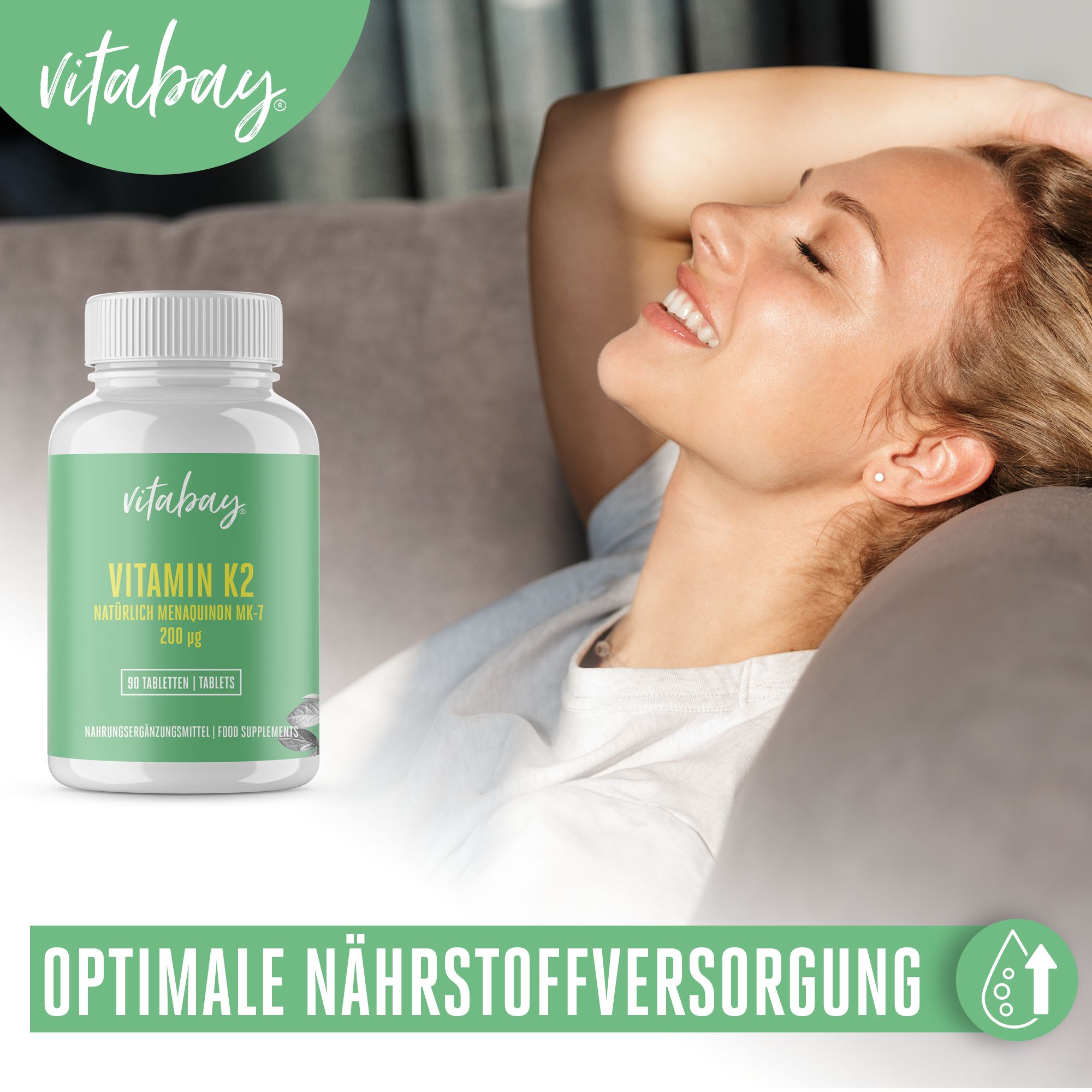 Vitabay Vitamina K2 200 µg