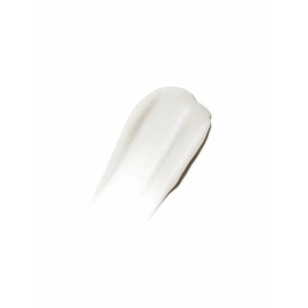 Crema styling bianca su sfondo bianco. Consistenza cremosa.