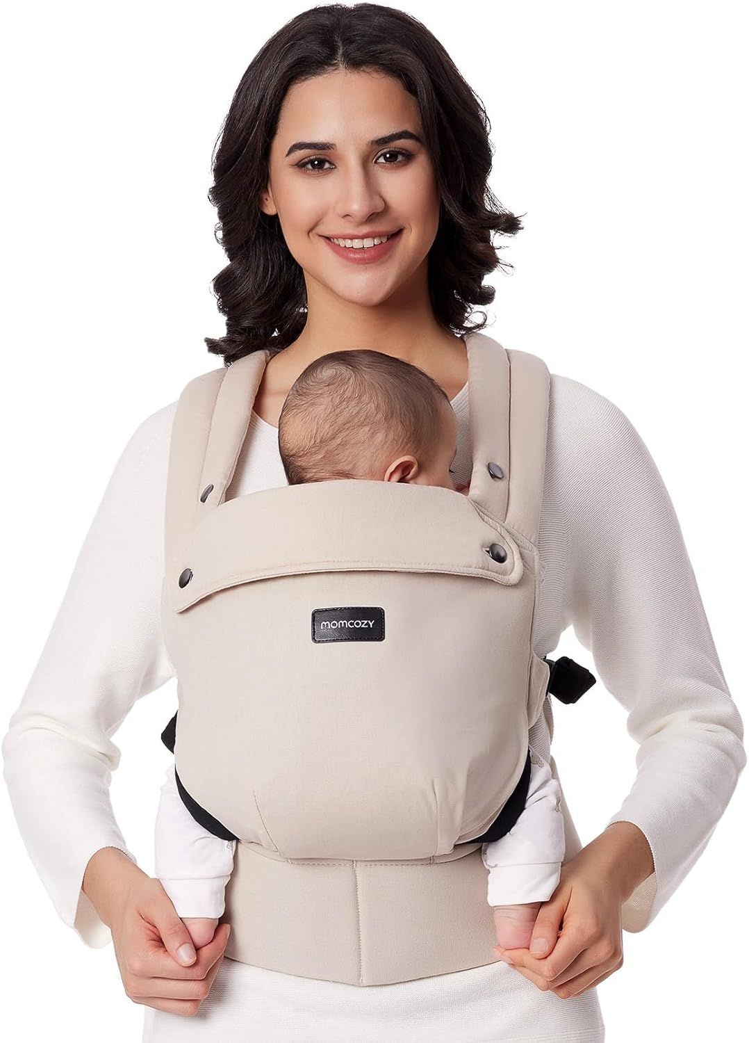 Momcozy Marsupio per Bambini Leggero e Traspirante Khaki